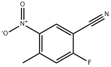 2-Fluoro-4-methyl-5-nitro-benzonitrile 구조식 이미지