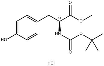 methyl (tert-butoxycarbonyl)-L-tyrosinate 구조식 이미지