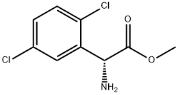 METHYL(2R)-2-AMINO-2-(2,5-DICHLOROPHENYL)ACETATE Structure