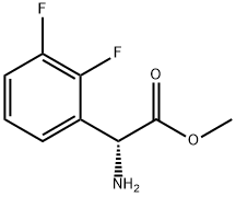 METHYL(2R)-2-AMINO-2-(2,3-DIFLUOROPHENYL)ACETATE 구조식 이미지