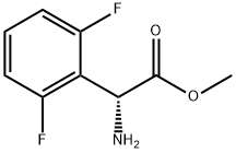 METHYL(2R)-2-AMINO-2-(2,6-DIFLUOROPHENYL)ACETATE Structure