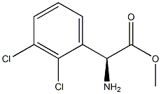 METHYL(2S)-2-AMINO-2-(2,3-DICHLOROPHENYL)ACETATE 구조식 이미지