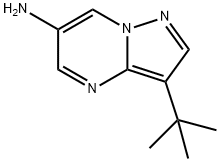 3-tert-Butylpyrazolo[1,5-a]pyrimidin-6-amine Structure