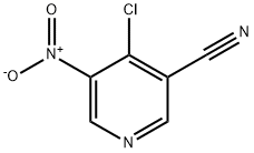 4-Chloro-5-nitro-nicotinonitrile 구조식 이미지