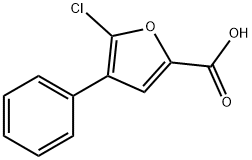 5-Chloro-4-phenyl-furan-2-carboxylic acid Structure