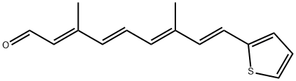 3,7-Dimethyl-9-thiophen-2-yl-nona-2,4,6,8-tetraenal Structure