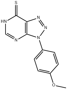 3-(4-Methoxyphenyl)-3H-[1,2,3]triazolo[4,5-d]pyrimidin-7-yl hydrosulfide Structure