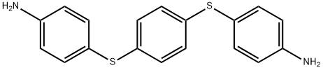 Benzenamine, 4,4'-[1,4-phenylenebis(thio)]bis- Structure