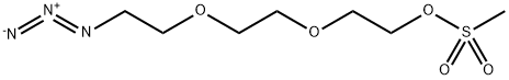 2-(2-(2-azidoethoxy)ethoxy)ethyl methanesulfonate 구조식 이미지