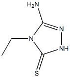 3H-1,2,4-Triazole-3-thione, 5-amino-4-ethyl-2,4-dihydro- 구조식 이미지