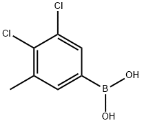 3,4-Dichloro-5-methylphenylboronic acid 구조식 이미지