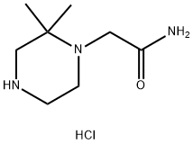 2-(2,2-DIMETHYLPIPERAZIN-1-YL)-ACETAMIDE 2HCL 구조식 이미지