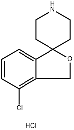 4-Chloro-3H-spiro[2-benzofuran-1,4'-piperidine] hydrochloride Structure