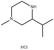 3-isopropyl-1-methylpiperazine dihydrochloride 구조식 이미지