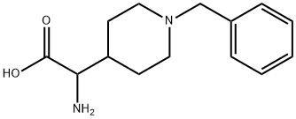 2-Amino-2-(1-benzylpiperidin-4-yl)acetic acid Structure