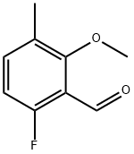 6-Fluoro-2-methoxy-3-methylbenzaldehyde 구조식 이미지