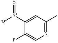 Pyridine, 5-fluoro-2-methyl-4-nitro- Structure