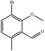 3-Bromo-2-methoxy-6-methyl-benzaldehyde Structure