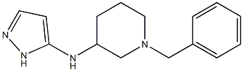 1-benzyl-N-(1H-pyrazol-5-yl)piperidin-3-amine Structure