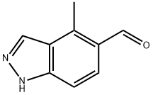 4-Methyl-1H-indazole-5-carbaldehyde Structure