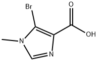 5-bromo-1-methyl-1H-imidazole-4-carboxylic acid Structure