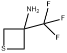 3-(trifluoromethyl)thietan-3-amine Structure