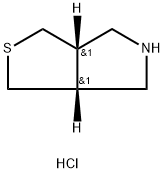 (3aR,6aS)-hexahydro-1H-thieno[3,4-c]pyrrole hydrochloride Structure