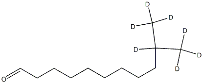 10,11,11,11-tetradeuterio-10-(trideuteriomethyl)undecanal Structure