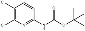 (5,6-Dichloro-pyridin-2-yl)-carbamic acid tert-butyl ester Structure