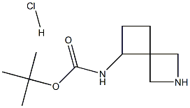 TERT-BUTYL 2-AZASPIRO[3.3]HEPTAN-5-YLCARBAMATE HCL Structure