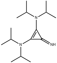 3-imino-N1,N1,N2,N2-tetraisopropylcycloprop-1-ene-1,2-diamine 구조식 이미지