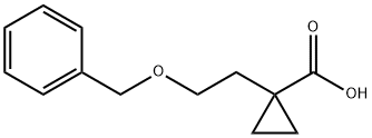 1-[2-(benzyloxy)ethyl]cyclopropane-1-carboxylic acid Structure