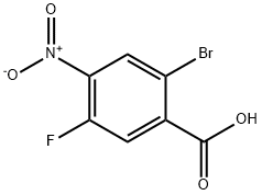 2-Bromo-5-fluoro-4-nitro-benzoic acid Structure