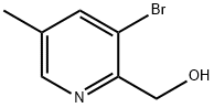 (3-Bromo-5-methylpyridin-2-yl)methanol 구조식 이미지