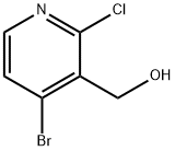 (4-Bromo-2-chloropyridin-3-yl)methanol 구조식 이미지