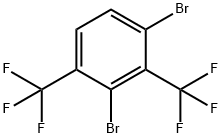 1,3-Bis(trifluoromethyl)-2,4-dibromobenzene 구조식 이미지