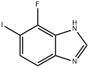 4-Fluoro-5-iodo-1H-benzoimidazole 구조식 이미지