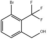 3-bromo-2-(trifluoromethyl)benzyl alchol 구조식 이미지