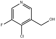 (4-CHLORO-5-FLUOROPYRIDIN-3-YL)METHANOL 구조식 이미지