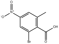 2-Bromo-6-methyl-4-nitrobenzoic acid 구조식 이미지