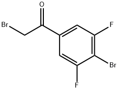 2,4'-dibromo-3',5'-difluoroacetophenone 구조식 이미지