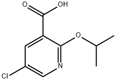 5-Chloro-2-(propan-2-yloxy)pyridine-3-carboxylic acid Structure