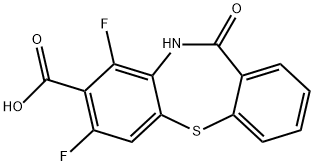 7,9-difluoro-11-oxo-10,11-dihydrodibenzo[b,f][1,4]thiazepine-8-carboxylic acid Structure