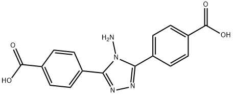 4,4'-(4-amino-4H-1,2,4-triazole-3,5-diyl)dibenzoic acid Structure