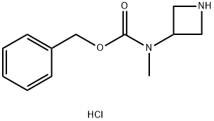 Benzyl azetidin-3-yl(methyl)carbamate hydrochloride Structure