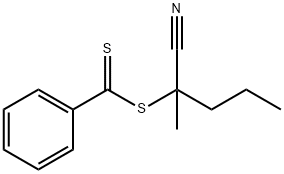 2-Cyano-2-pentylbenzodithiolate 구조식 이미지