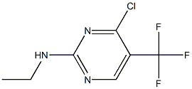 4-chloro-N-ethyl-5-(trifluoromethyl)pyrimidin-2-amine Structure