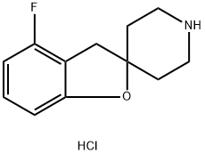 4-Fluoro-3H-spiro[benzofuran-2,4'-piperidine] hydrochloride 구조식 이미지