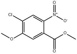 4-Chloro-5-methoxy-2-nitro-benzoic acid methyl ester Structure