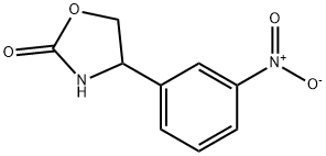 2-Oxazolidinone, 4-(3-nitrophenyl)- Structure